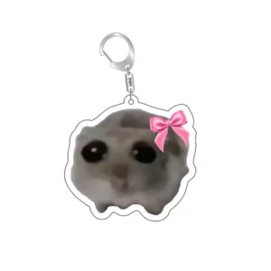 Brelok meme – I’m Just a Girl – Sad Hamster