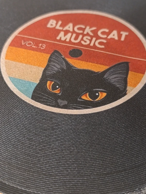 Black Cat Music – winylowa podkładka pod mysz - obrazek 3