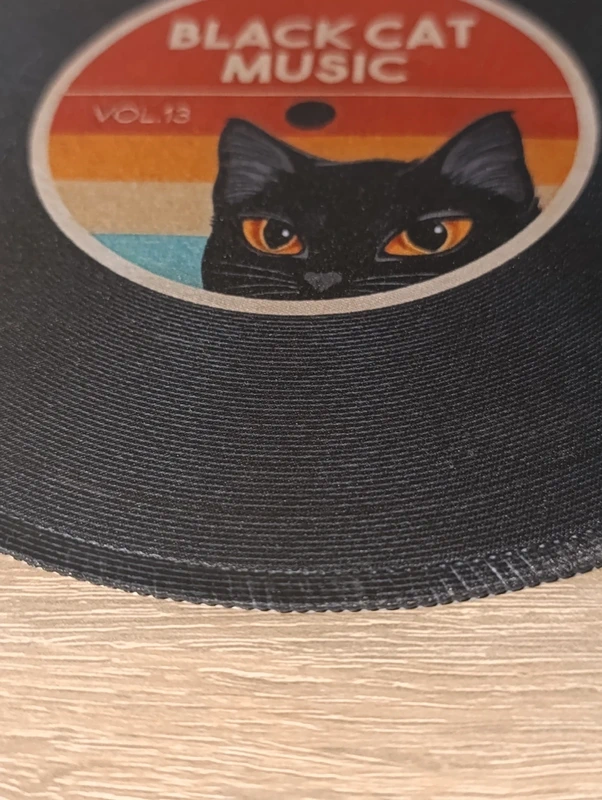 Black Cat Music – winylowa podkładka pod mysz - obrazek 4