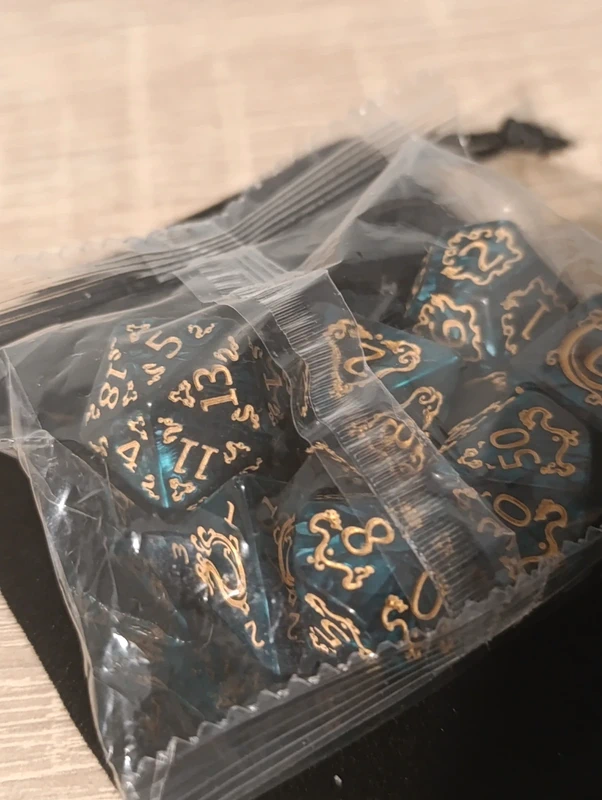 Runiczne Kostki RPG – Emerald Arcana - obrazek 4