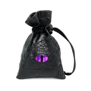 Torba na kości RPG i DND z PU – smocze oko