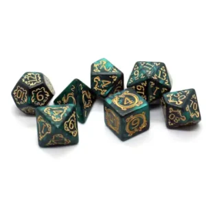 Runiczne Kostki RPG – Emerald Arcana