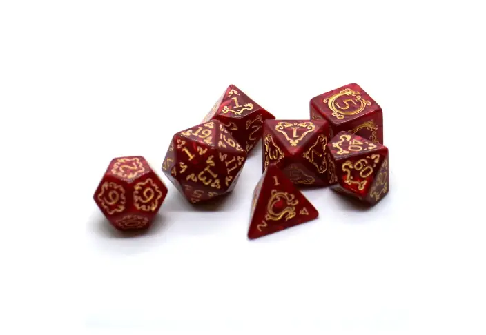 Runiczne Kostki RPG – Crimson Arcana